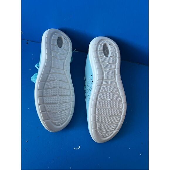 New Crocs LiteRide Pacer Womens 10 Ice Blue Lace Up Walking Tennis Shoes 205234 - Picture 4 of 6